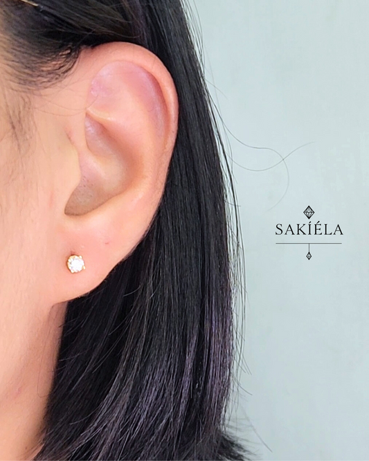 Stud Earrings - 0.40cts