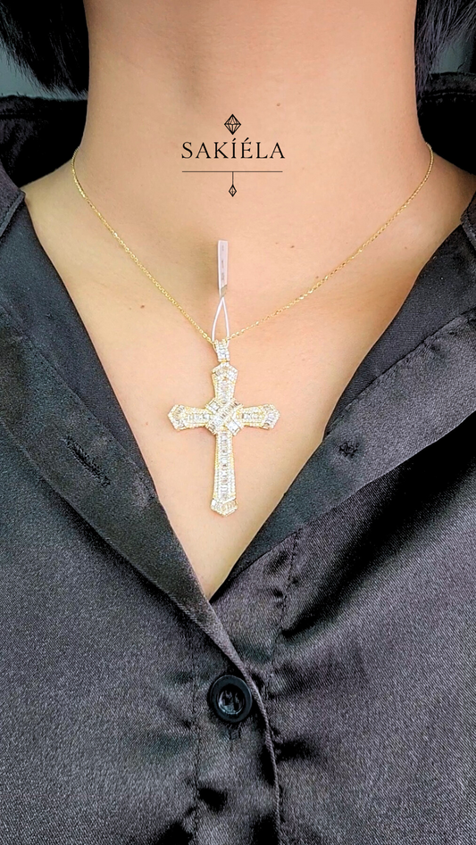 Cross Pendant - 1.2cts