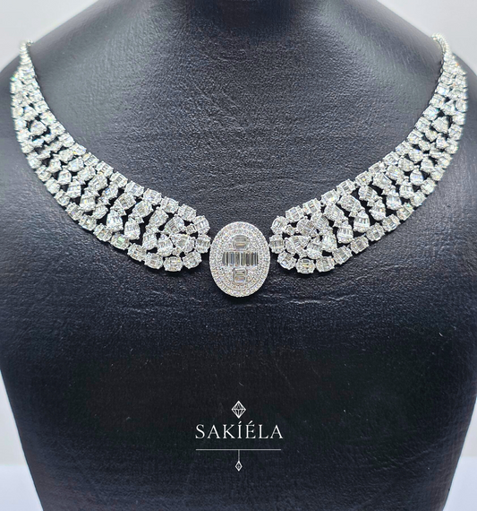 Diamond Thick Necklace