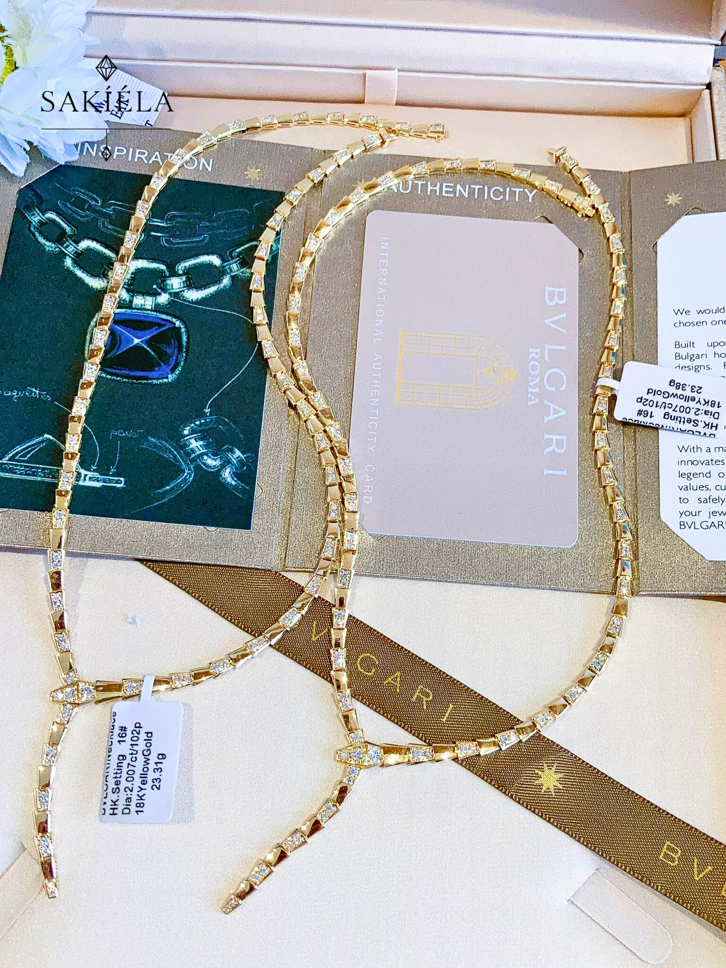 BVLGARI Serpenti Viper Necklace