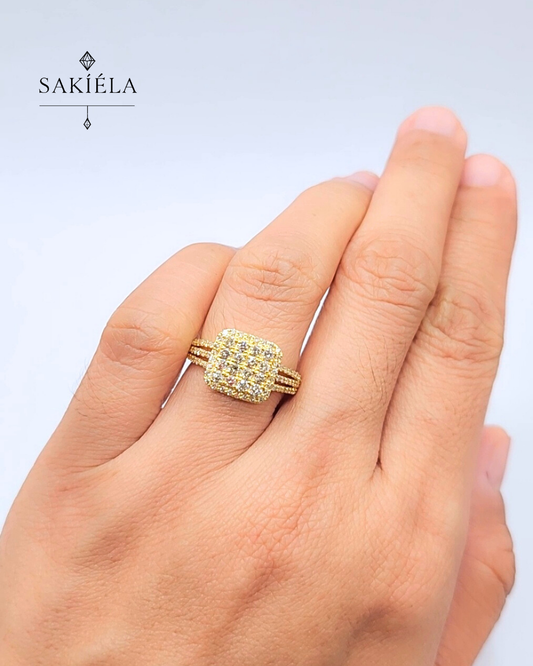 Square Ring - 1ct
