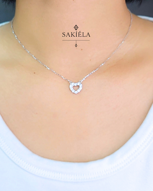 Heart Pendant Necklace - 0.60cts