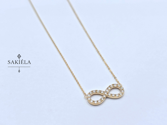 Diamond Infinity Necklace