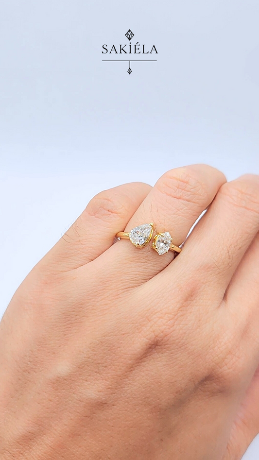 Diamond Pouch Ring