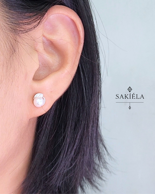Pearl Stud Earrings