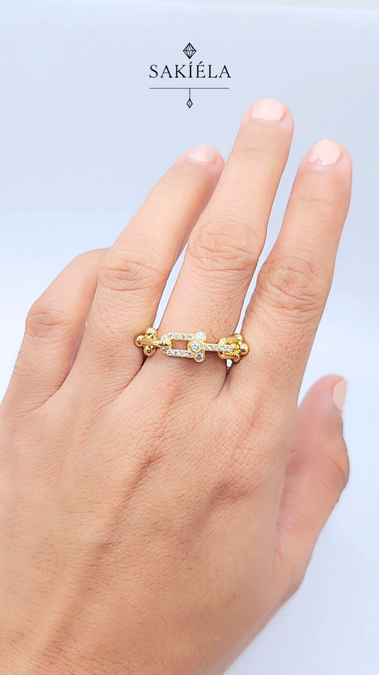 Diamond Tiffany HardWear Ring