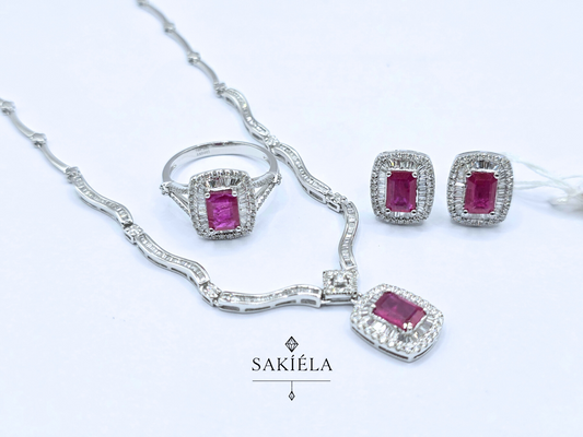 Diamond Ruby Set