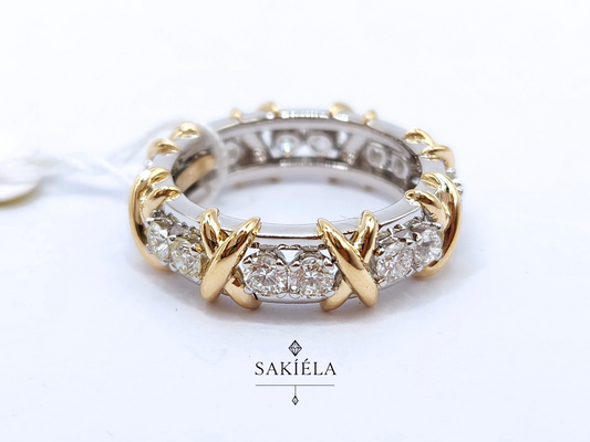 Diamond Sixteen Stones Ring