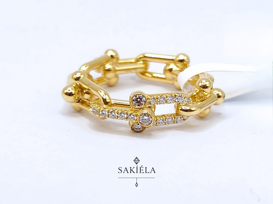 Diamond Tiffany HardWear Ring