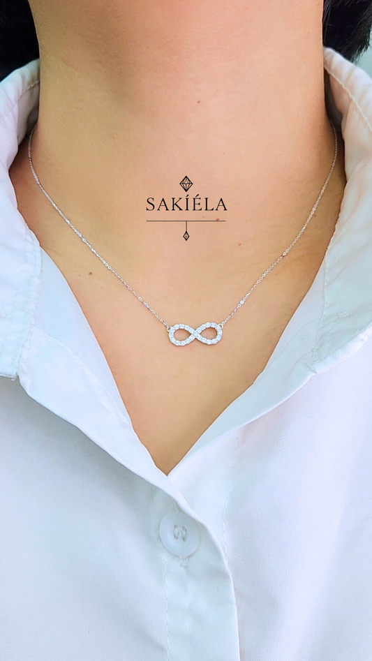 Diamond Infinity Necklace