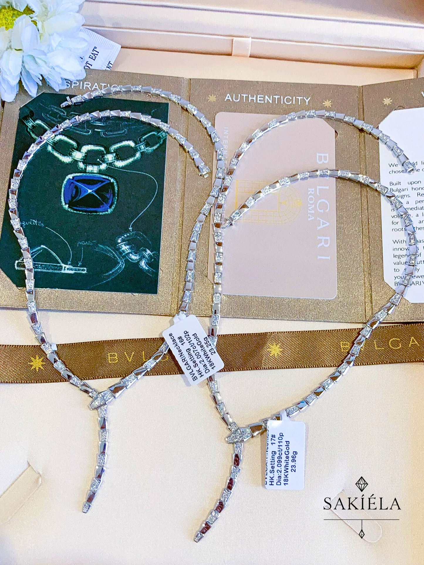 BVLGARI Serpenti Viper Necklace