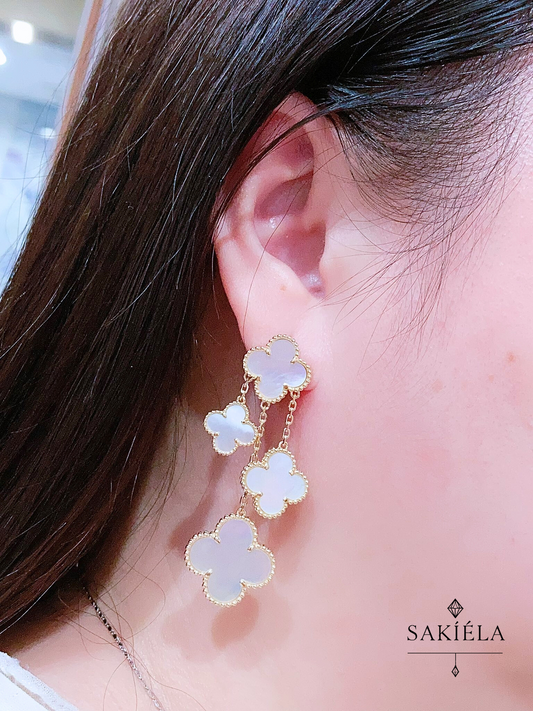 Van Cleef & Arpels Alhambra 4 Motifs Earrings