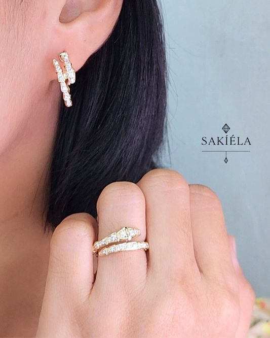 BVLGARI Serpenti Ring & Earrings Set