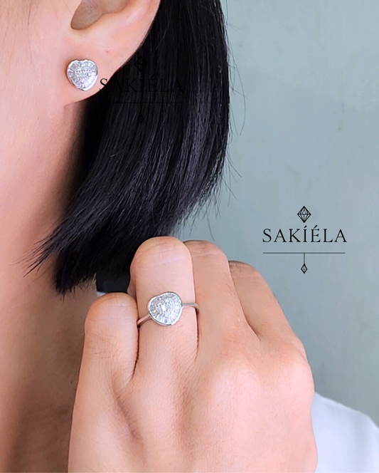 Diamond Ring & Earrings Set 15