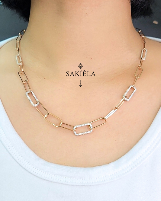 Chain-link Necklace - 5cts