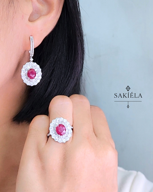 Diamond Ring & Earrings Set 30