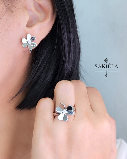 Diamond Ring & Earrings Set 40