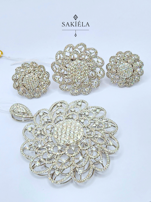 Diamond Flower Set