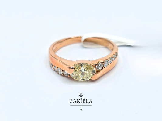 Diamond TIffany & Co. Rosegold Ring