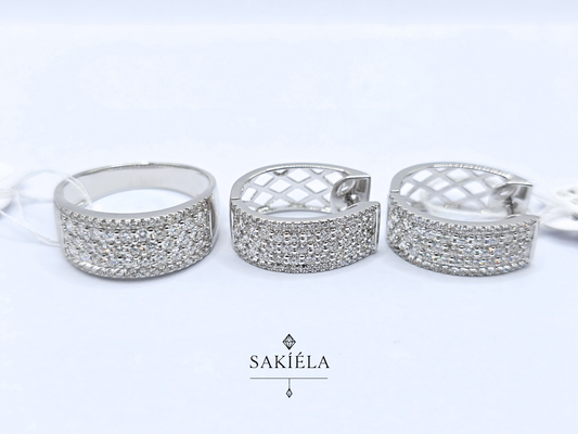 Diamond Ring and Earring
