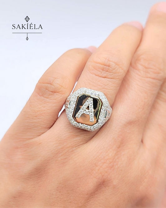 Diamond "A" Ring - 1.63cts