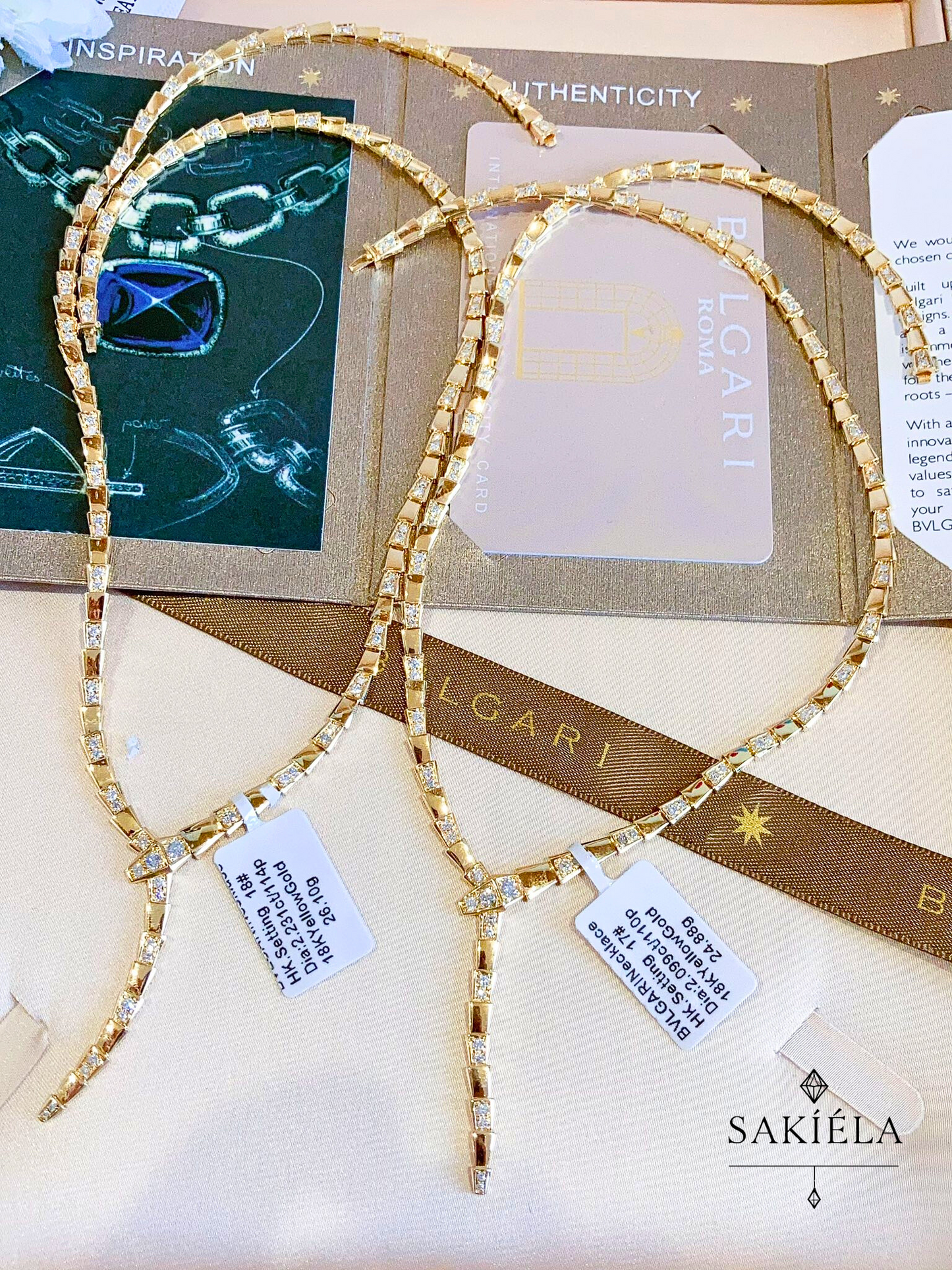 BVLGARI Serpenti Viper Necklace