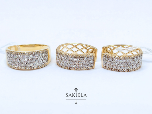 Diamond Ring and Earring