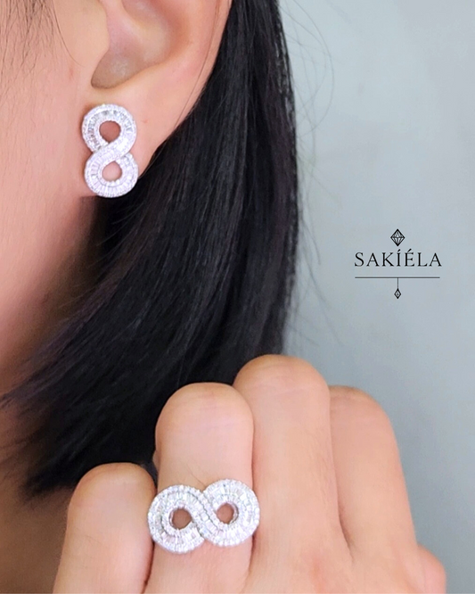 Diamond Ring & Earrings Set 65