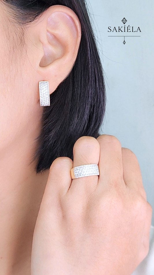 Diamond Ring and Earring