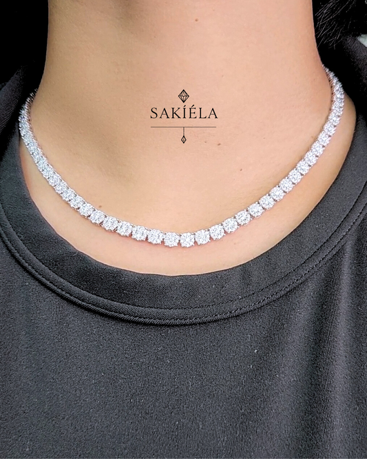 Tennis Necklace - 4.535cts