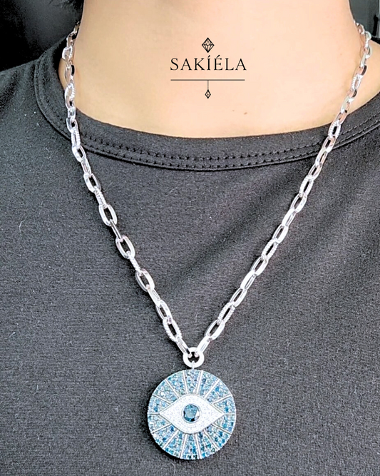 Evil Eye Necklace - 3.264cts