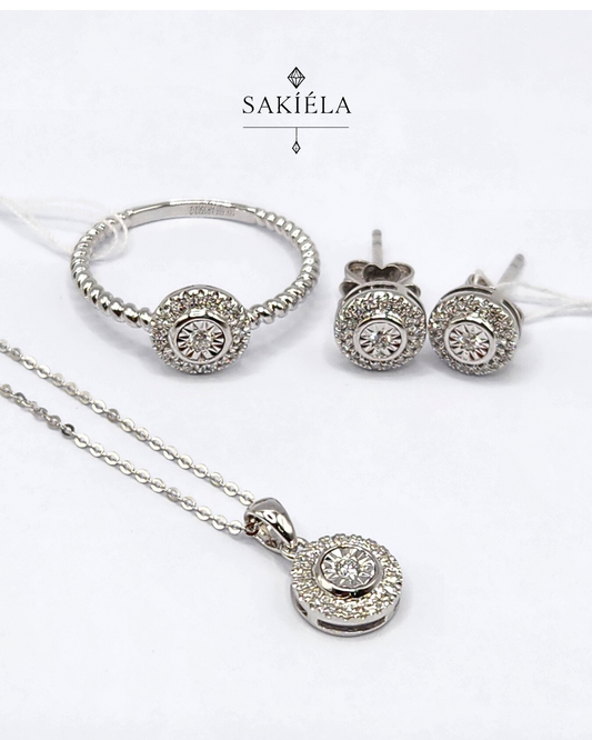 Sun Diamond Set - 0.247cts