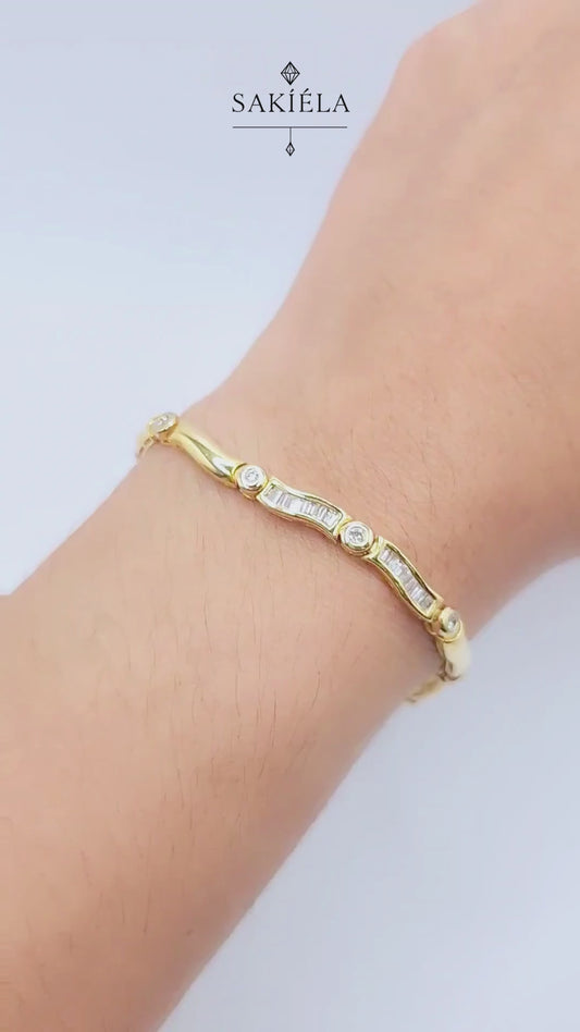 Diamond Golden Harmony Bracelet