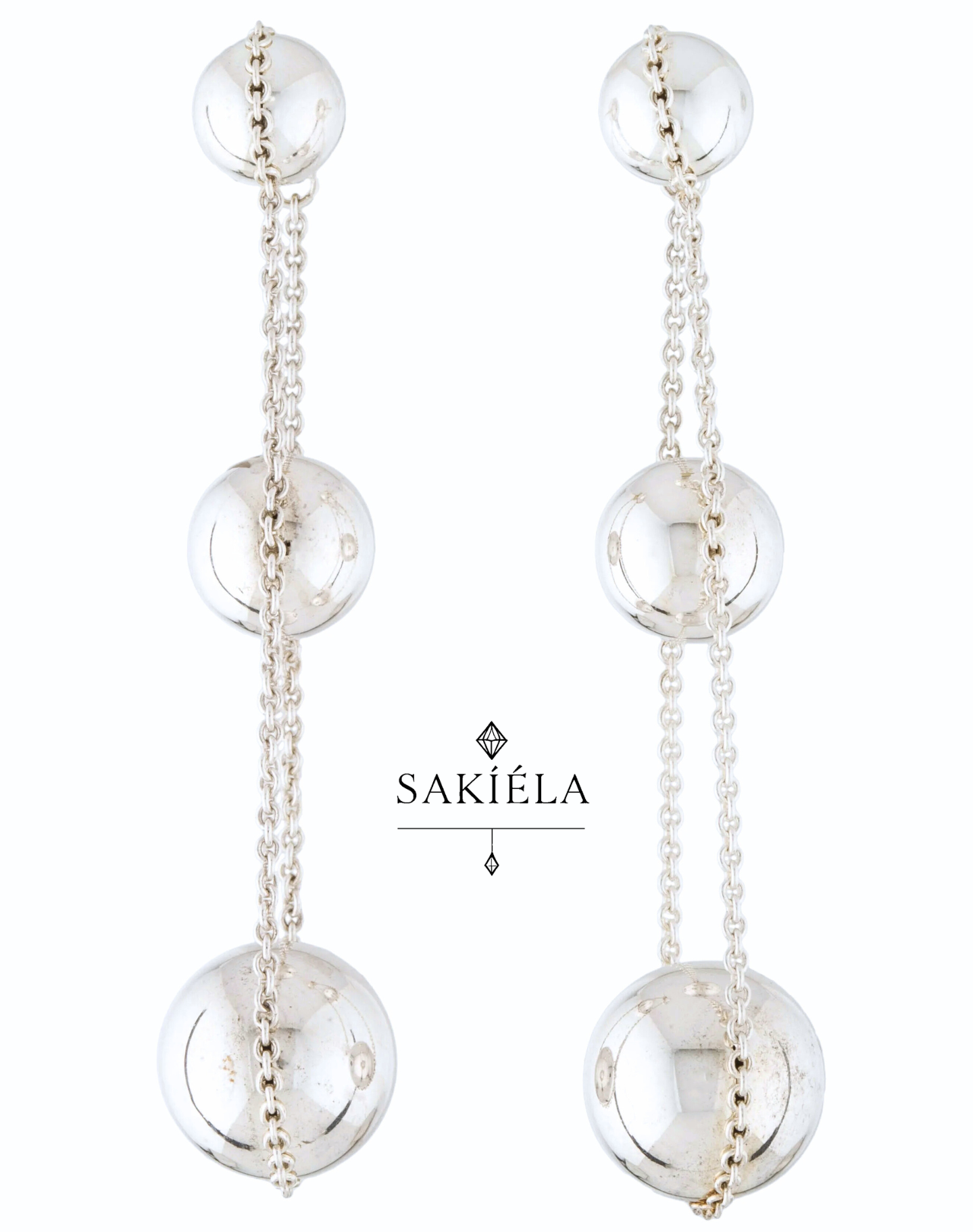 Tiffany HardWear Triple Drop Earrings