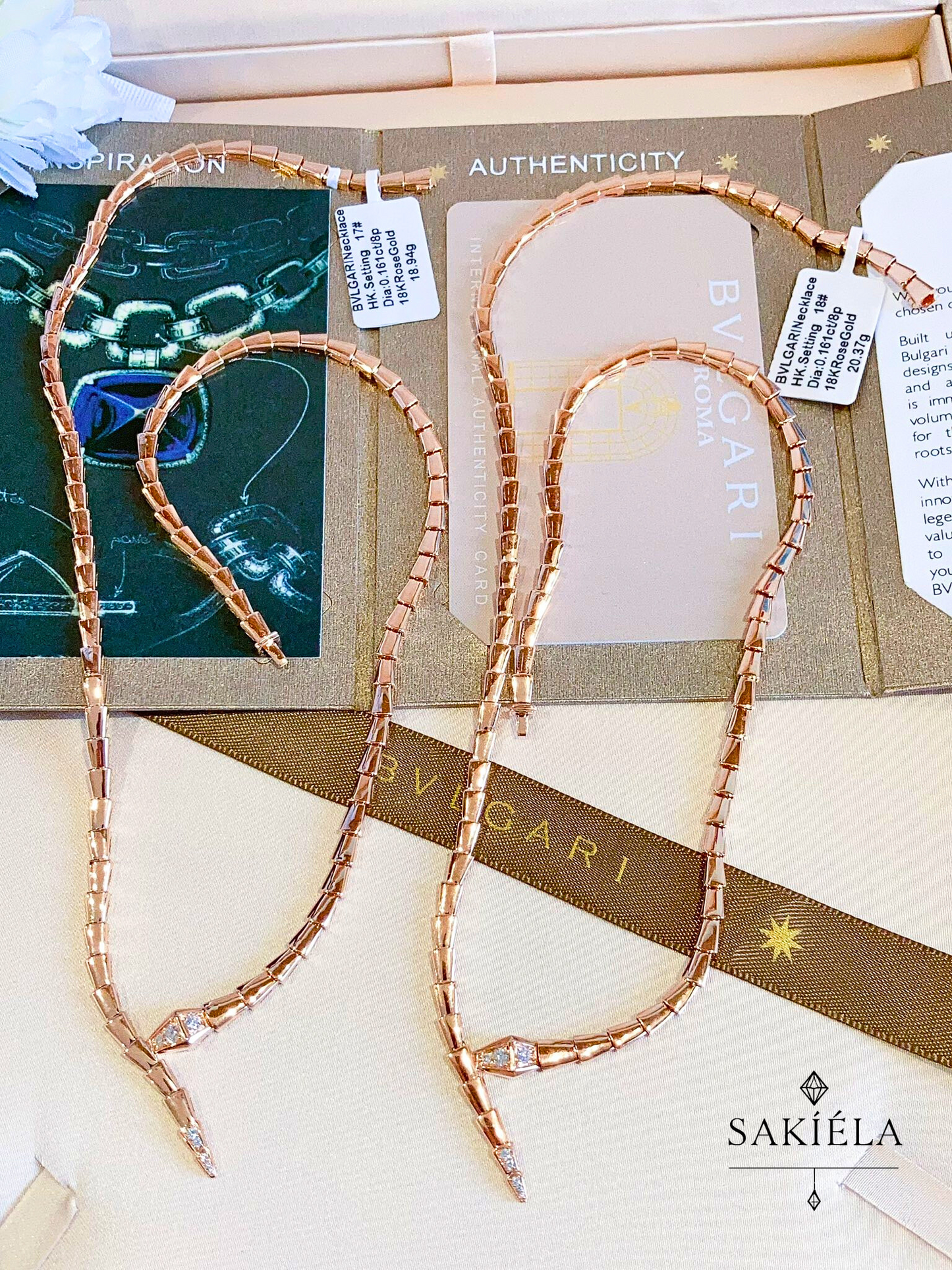 BVLGARI Serpenti Viper Necklaces