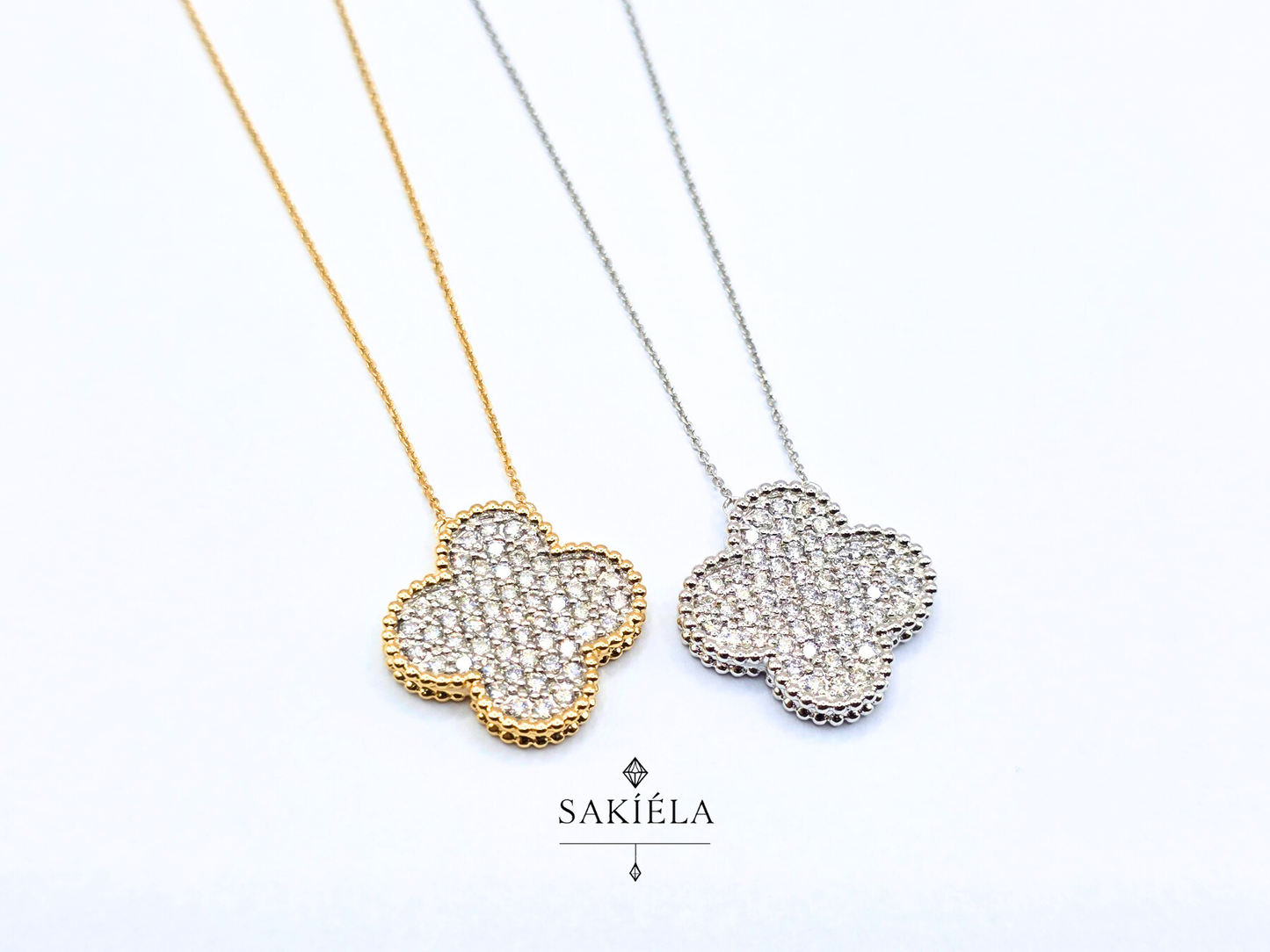 Clover Motif Necklace - 0.93cts