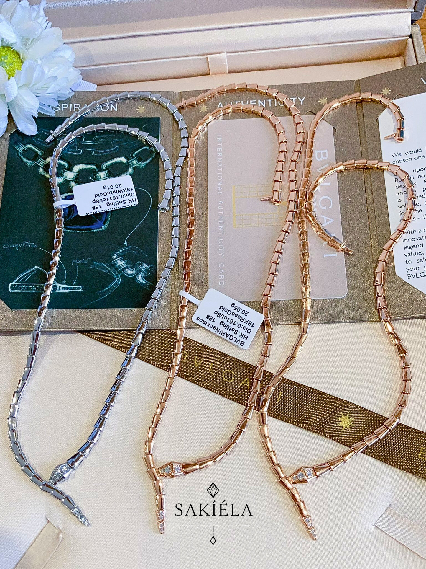 BVLGARI Serpenti Viper Necklaces