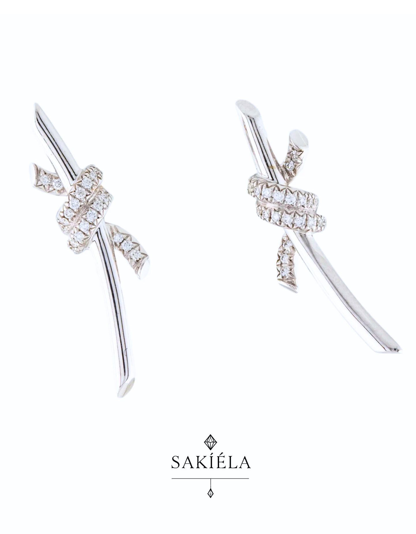 Tiffany Knot Drop Earrings