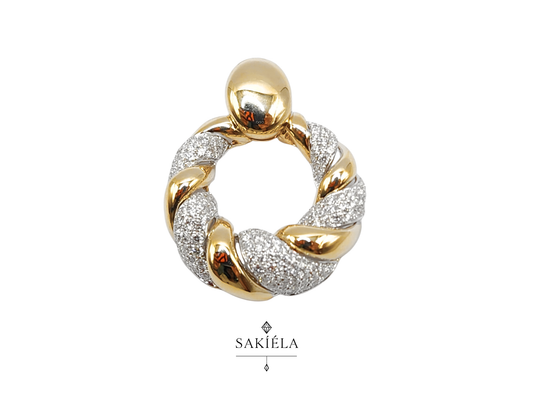 Twisted Donut Pendant - 1.67cts