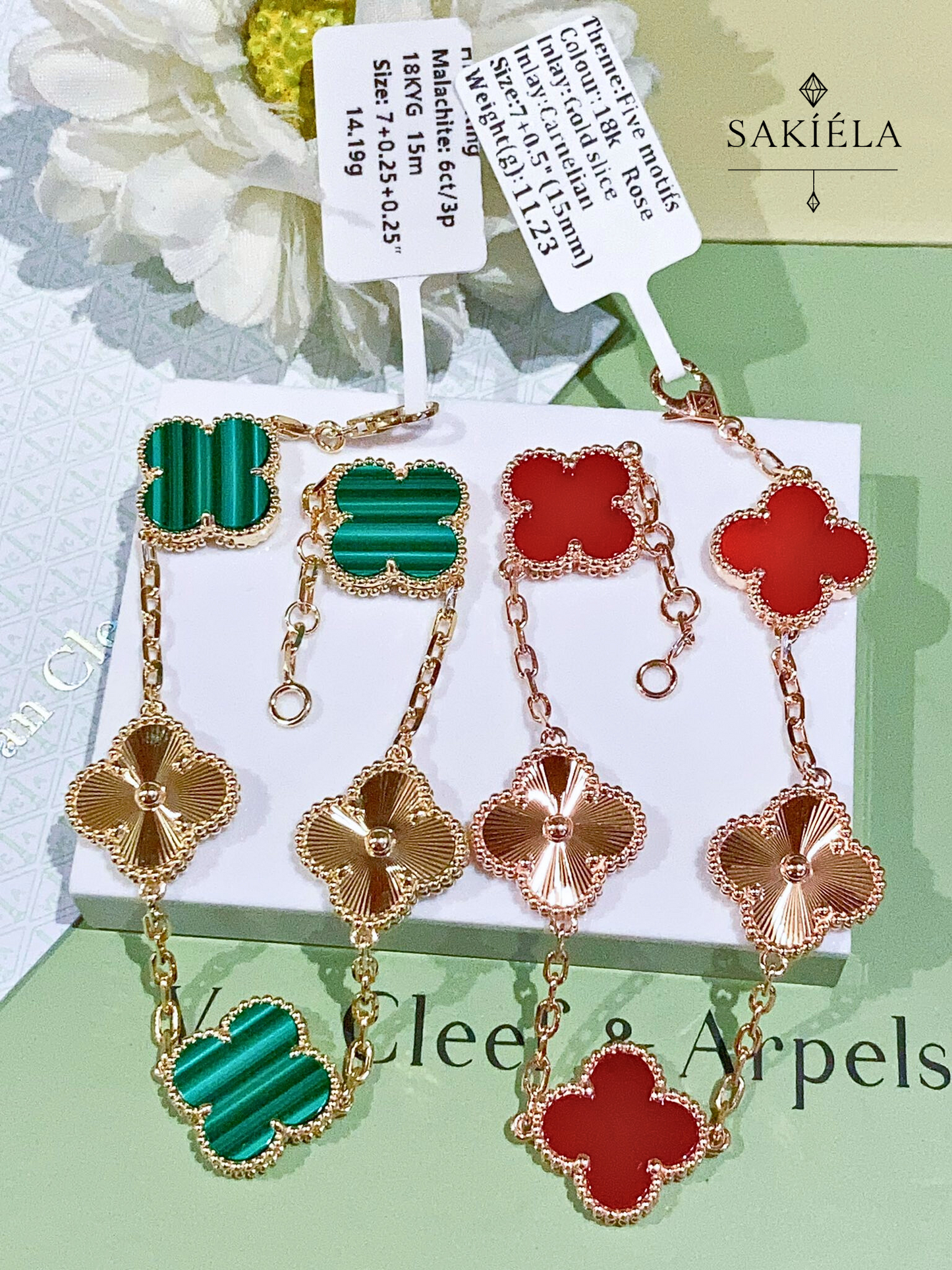 Van Cleef & Arpels Alhambra 5 Motif Bracelet