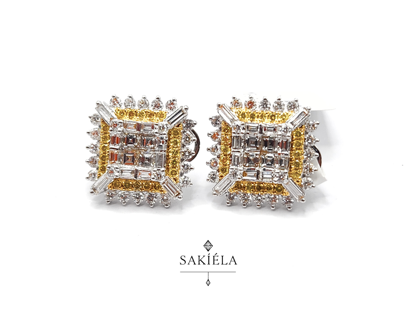 Fancy Colored Earrings - 2.64cts