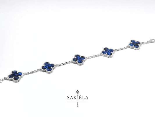 Van Cleef & Arpels' Alhambra 5 Motif Bracelet (Pietersite)