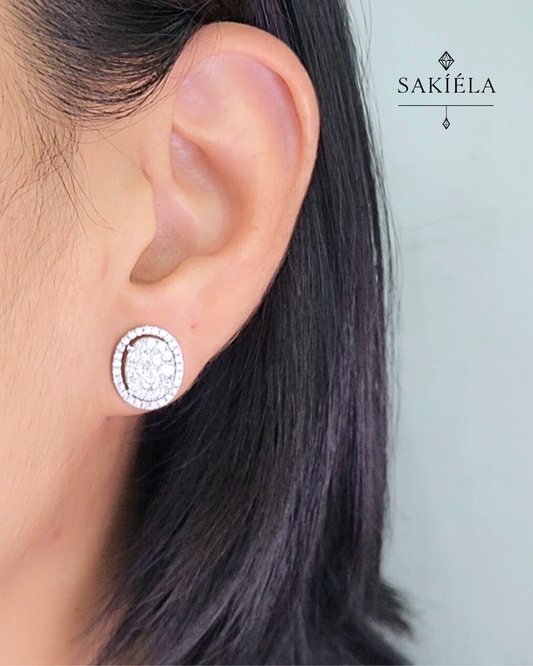 2-Way Diamond Earrings - 2cts