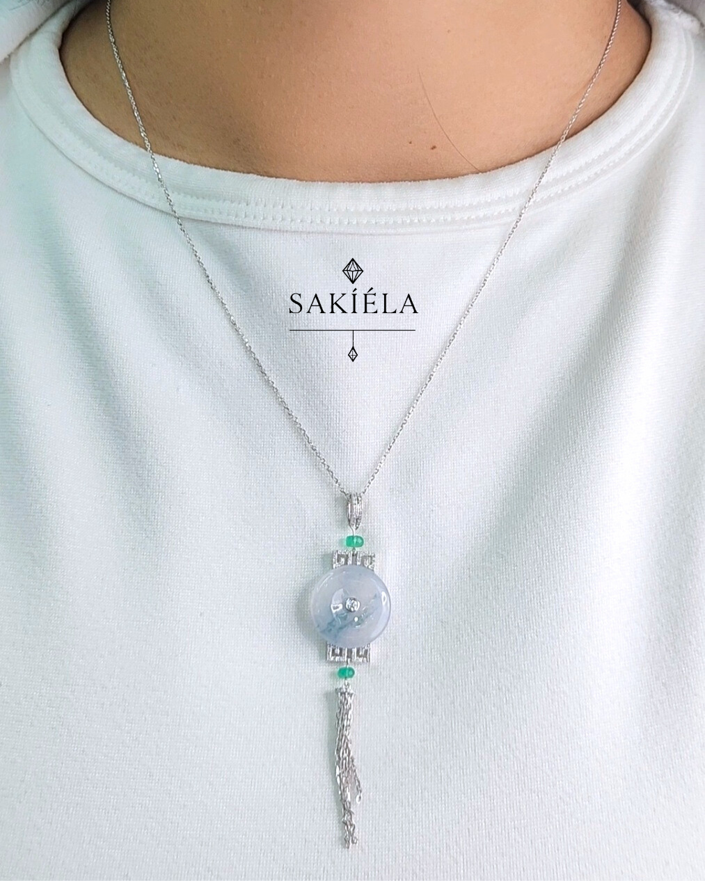 Pendant Necklace - 0.107cts