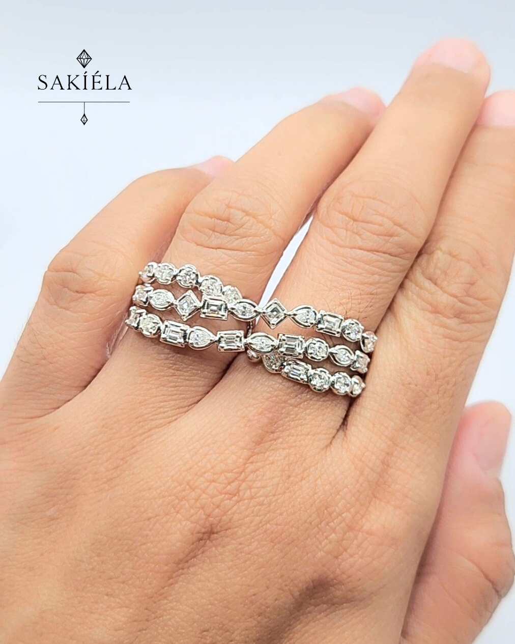 Two-finger Ring - 1.458cts