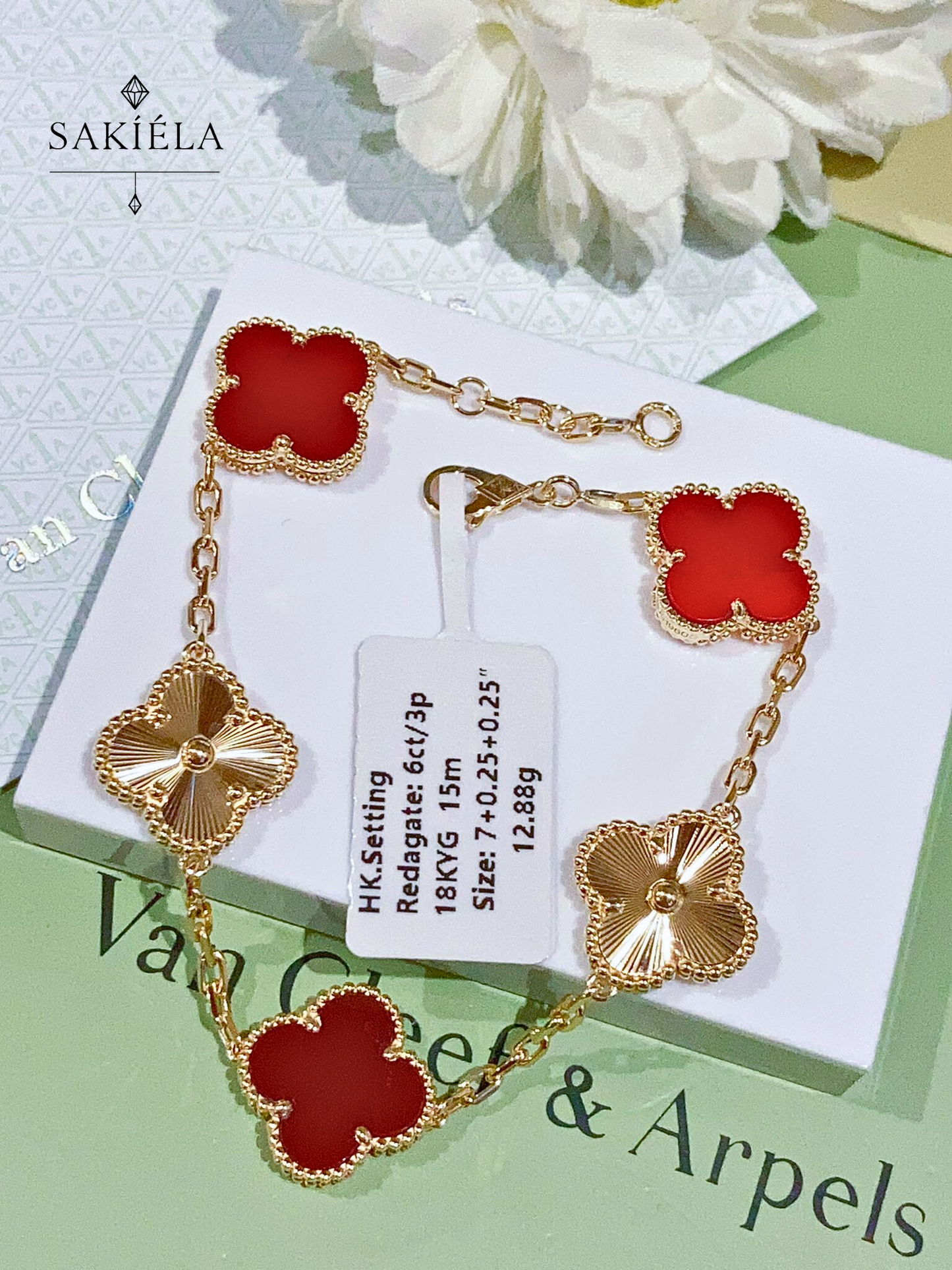 Van Cleef & Arpels Alhambra 5 Motif Bracelet