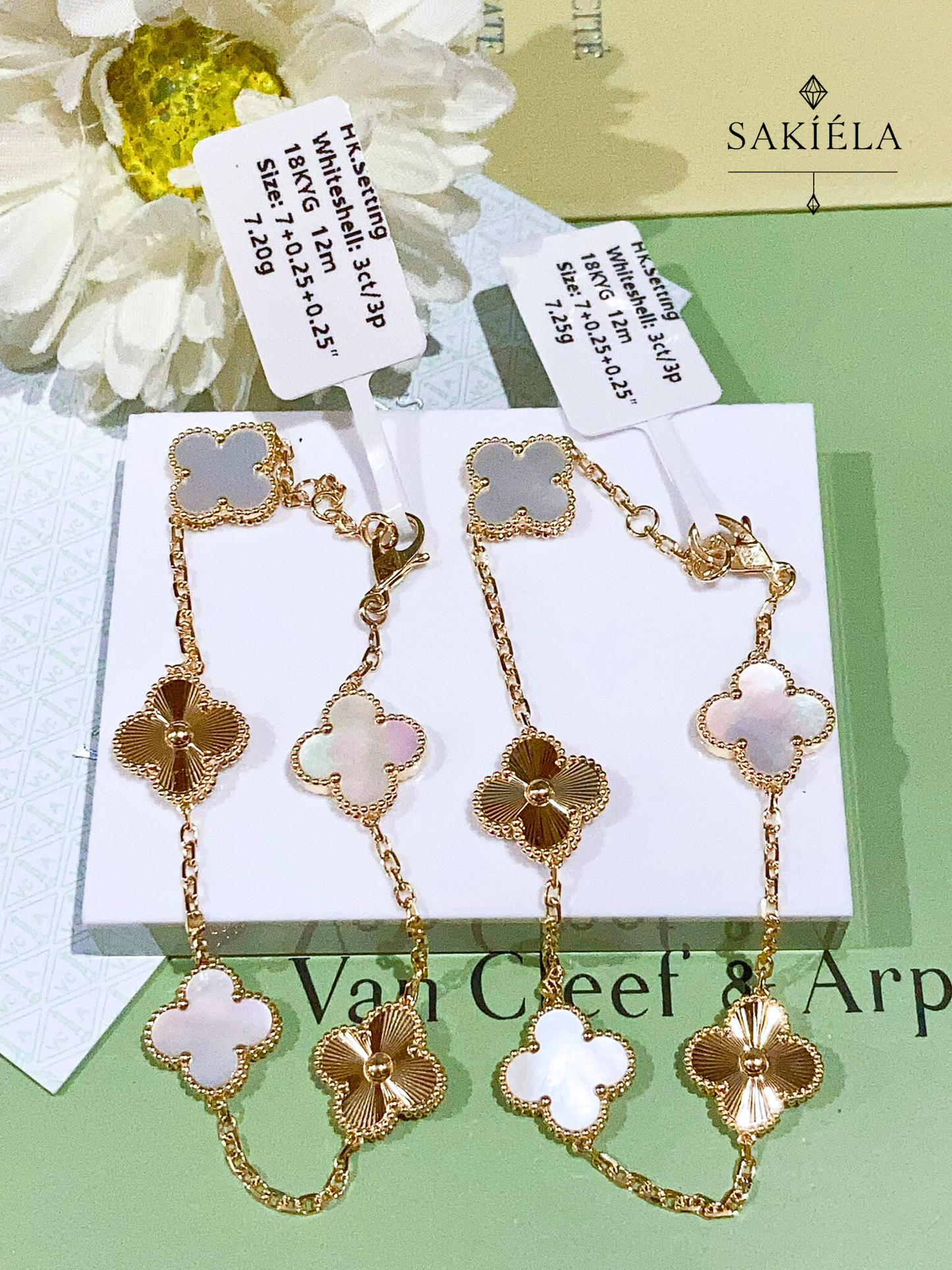 Van Cleef & Arpels Alhambra 5 Motif Bracelet