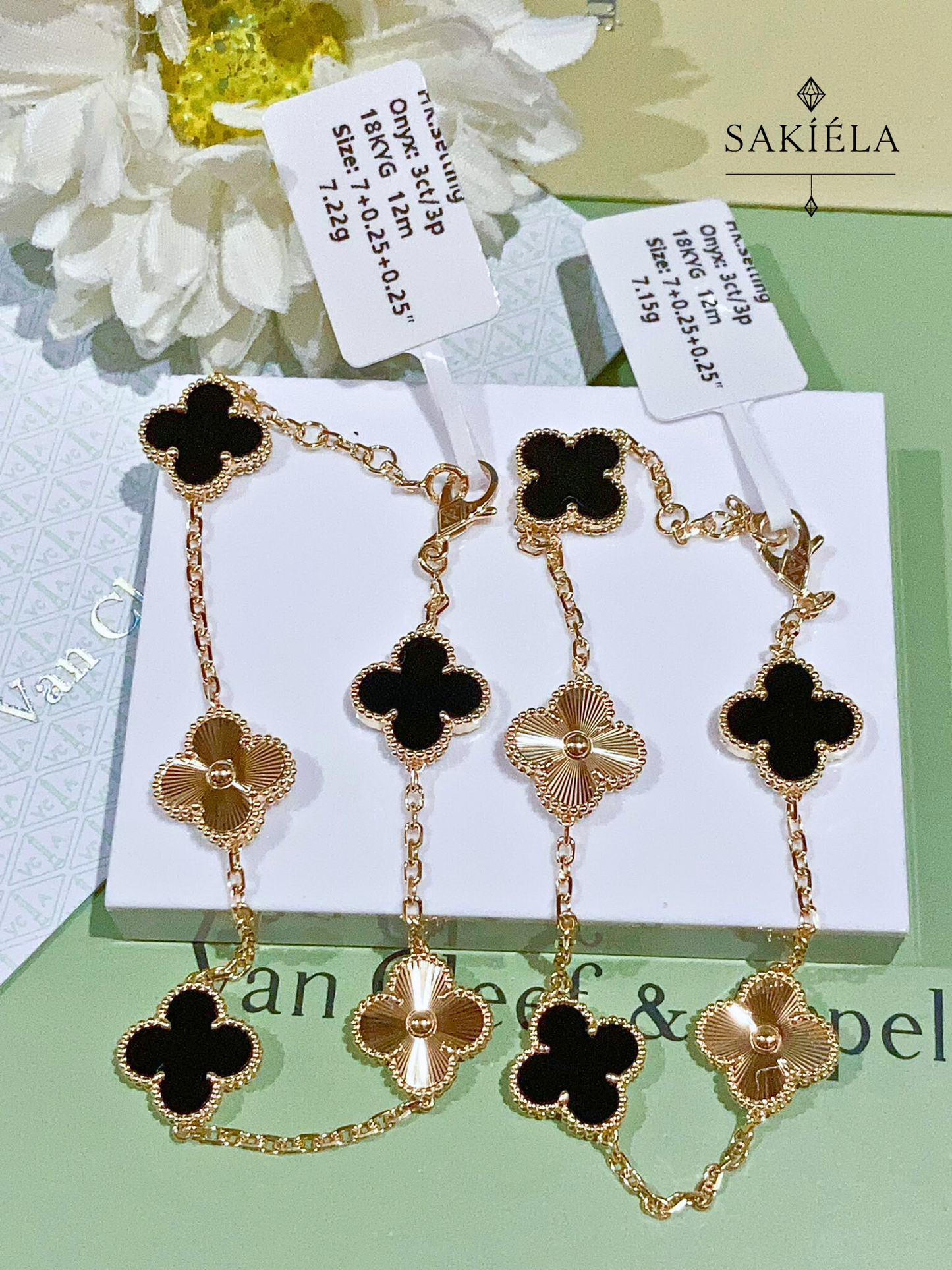 Van Cleef & Arpels Alhambra 5 Motif Bracelet