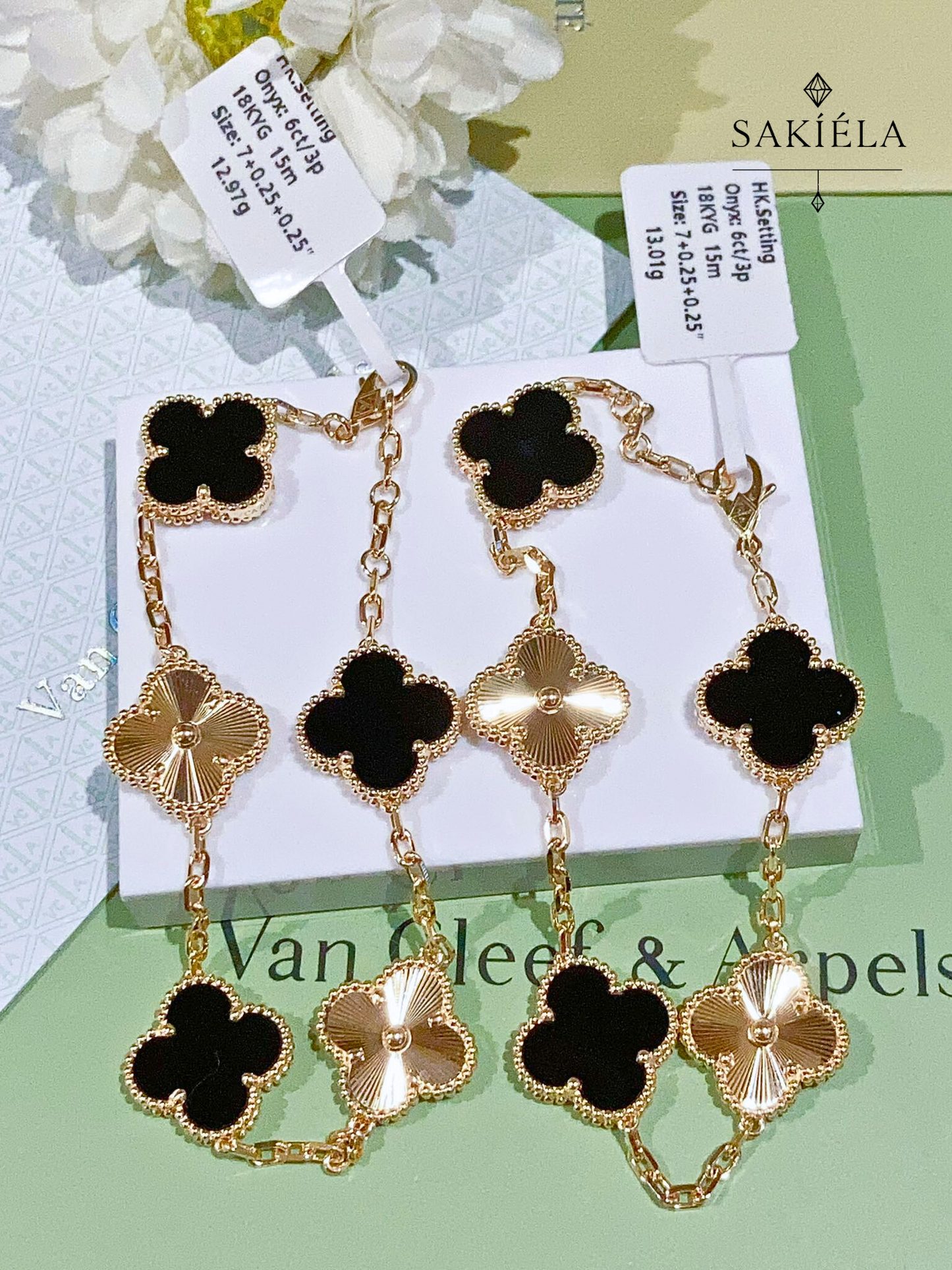 Van Cleef & Arpels Alhambra 5 Motif Bracelet