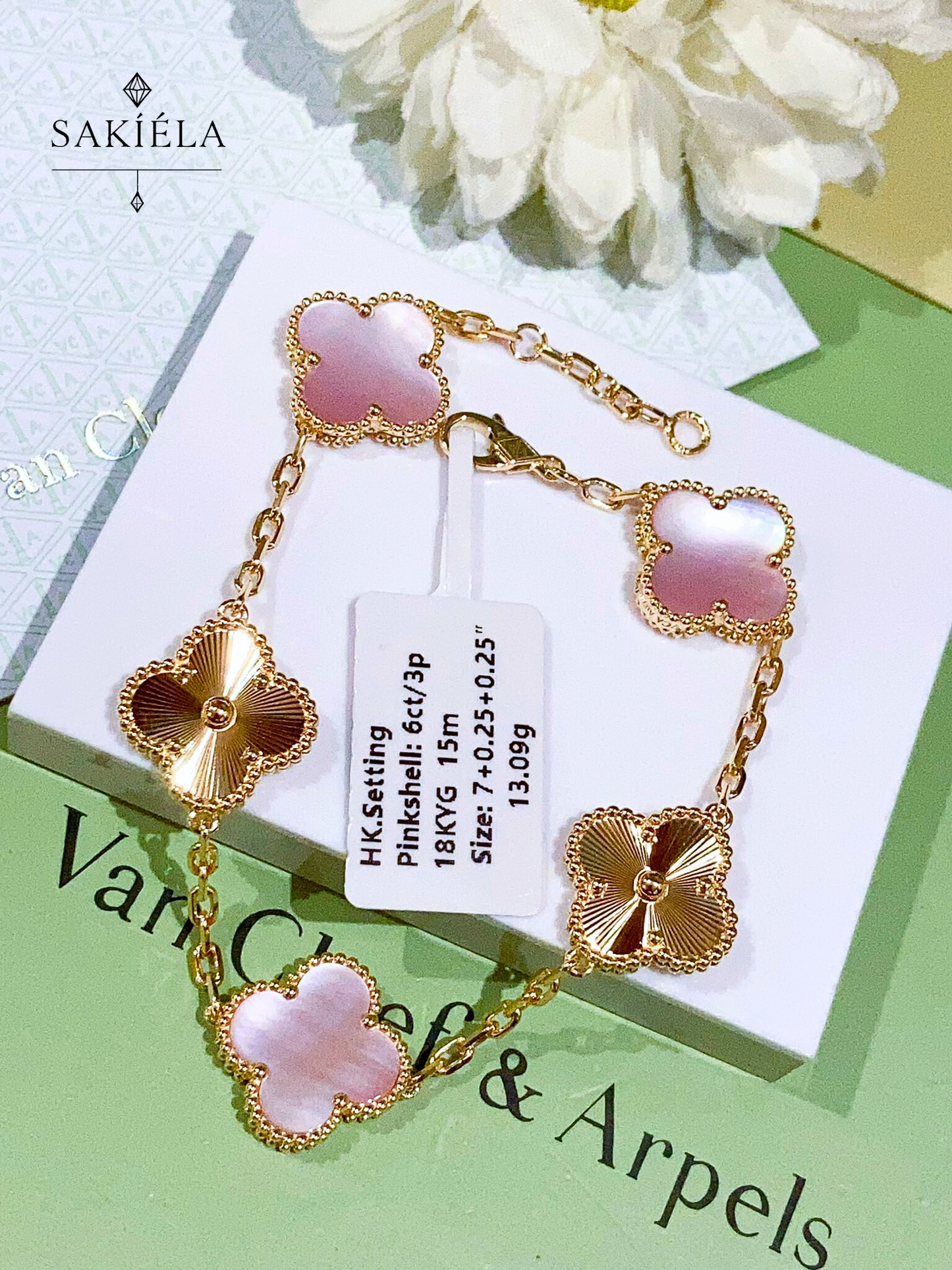 Van Cleef & Arpels Alhambra 5 Motif Bracelet